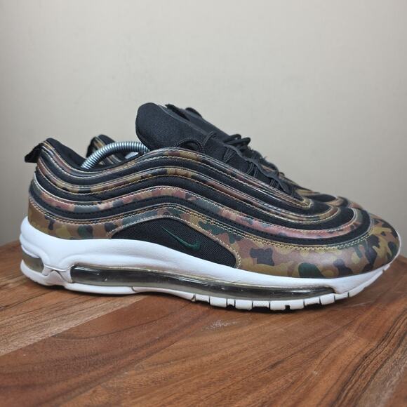 Nike Air max 97 Country Camo Germany Mens Green Camo Size 11 Shoes AJ2614-204 - Picture 1 of 10